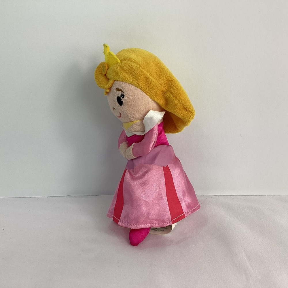 Just Play Disney Princess Aurora Sleeping Beauty Stylized 6” Bean Plush Doll Toy - Picture 2 of 10
